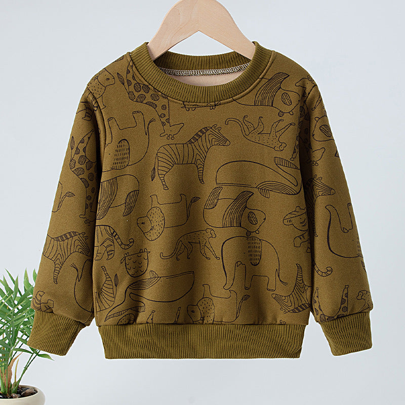 Boys' sweatshirt - spring/autumn collection : stylish and trendy korean design for mid-to-large children. cool and fashionable autumn apparel