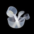 Wholesale facial mask bowl set - 4-piece kit with mask stick, mixing bowl, and spoon - individually packaged mask application tools