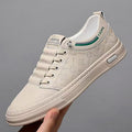New men's handmade stitching casual shoes - trendy, versatile skate shoes - korean style fashion sneakers