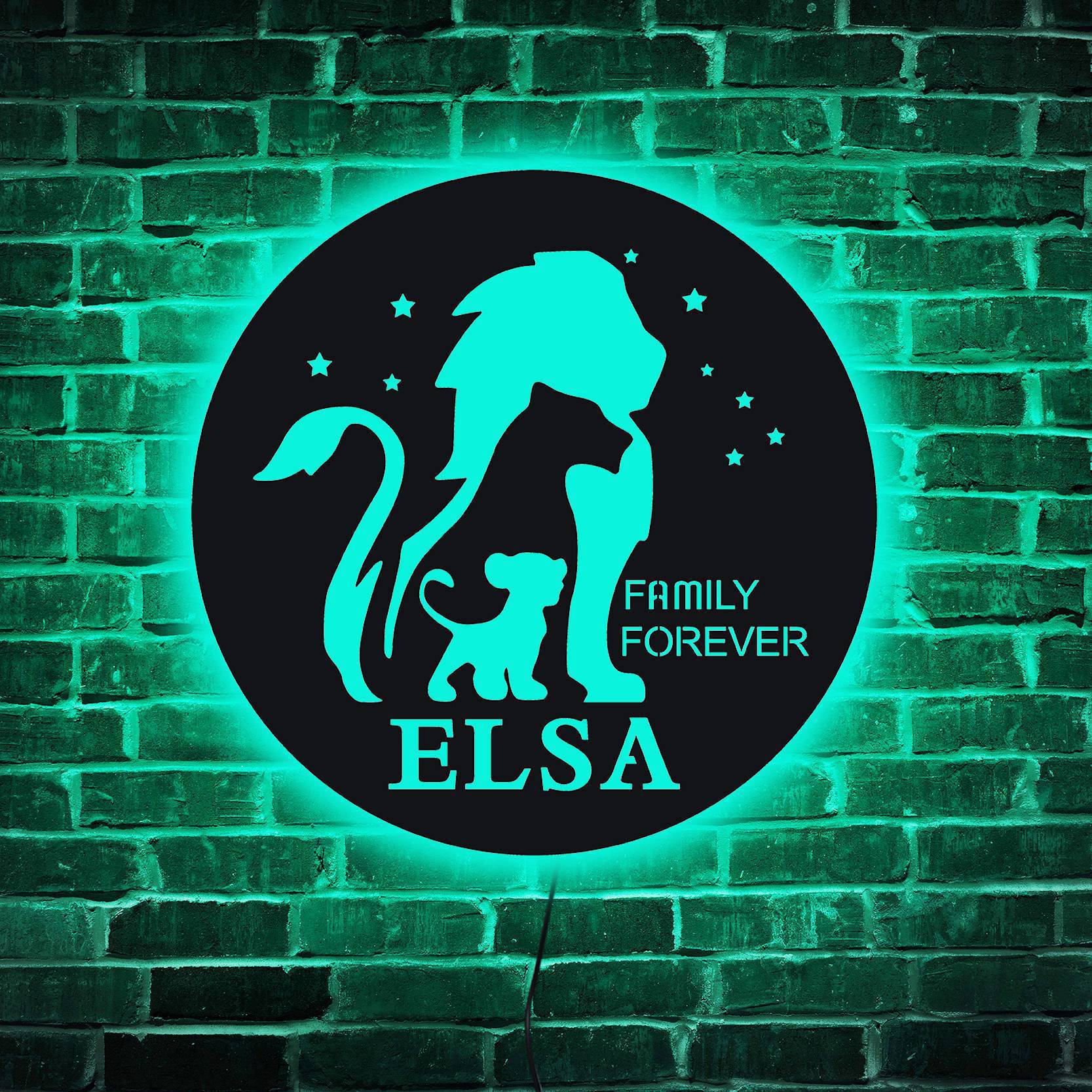 Cross-border explosive products, personalized alphabet lighting products, USB colorful wood lights, creative decorative atmosphere, night light desktop