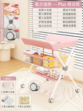 Changing table - foldable multifunctional baby care station for diaper changing, newborn bathing, massage, and touching