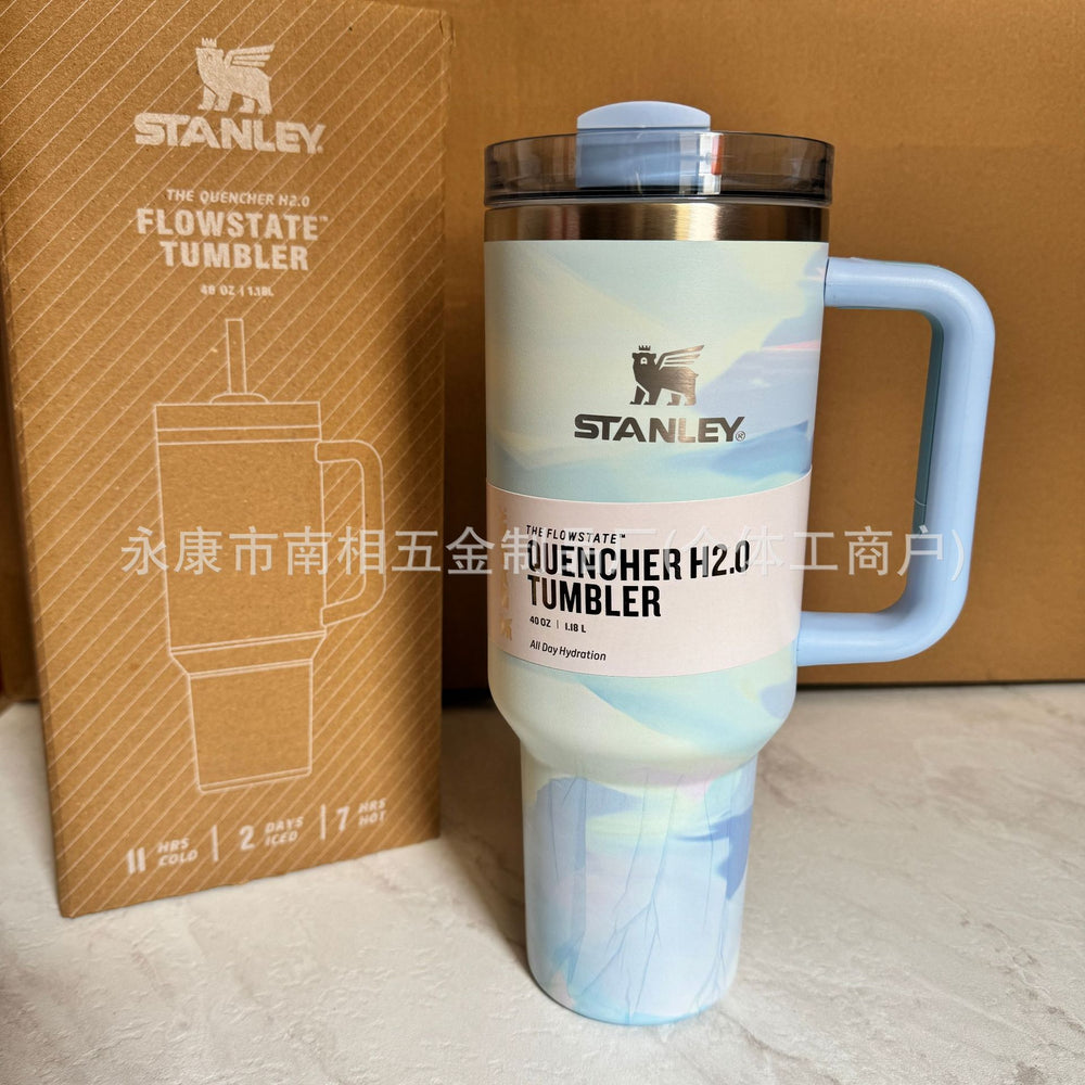 Stanley stanley 2nd generation 40oz thermos cup 304 stainless steel straw cup outdoor car cup large capacity