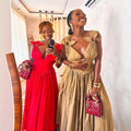 European and american cross-border new women's bow-tie waist fashionable swing dress - hot seller in africa and europe