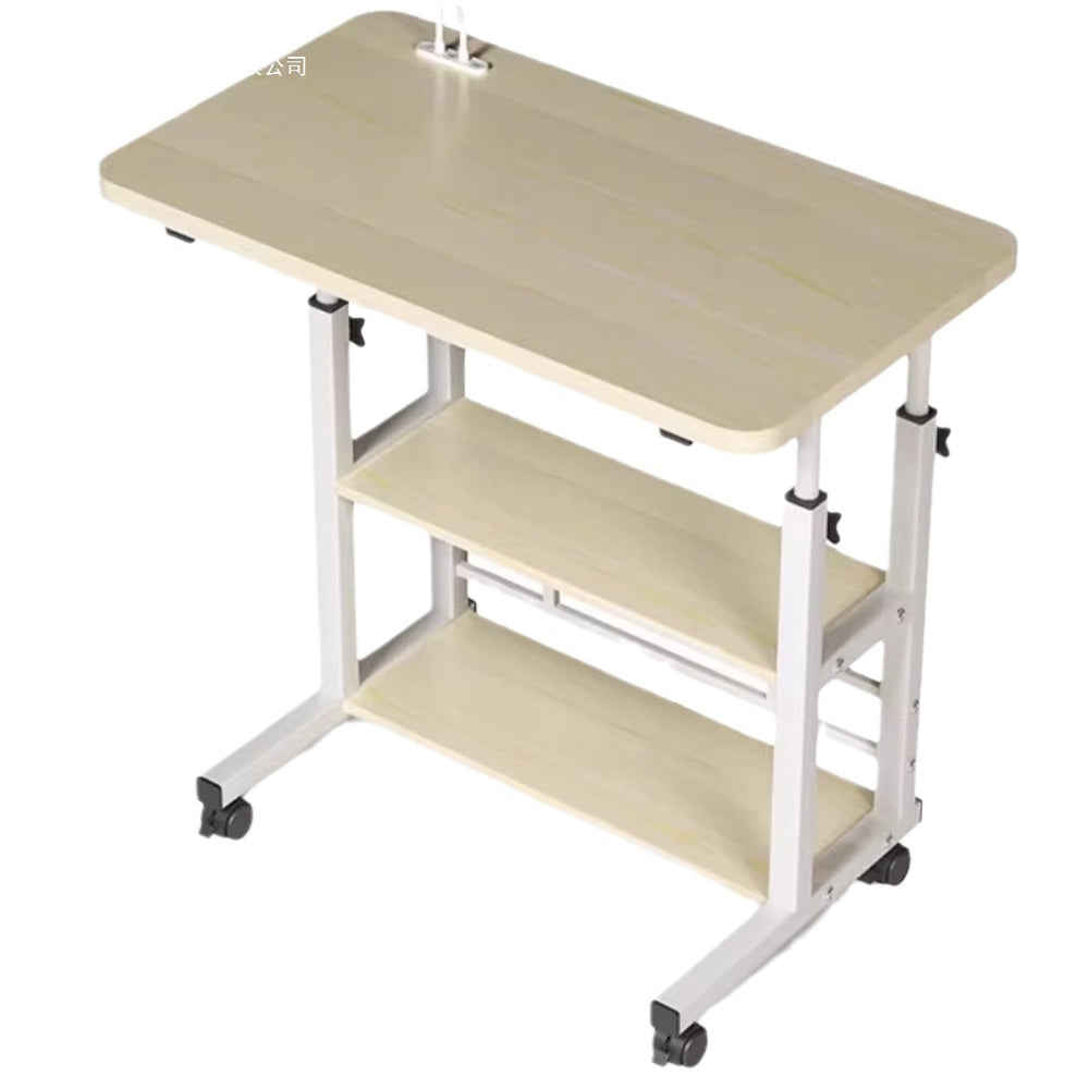 Bedside table with wheels casual small table bedroom for home student desk simple adjustable dormitory lazy computer desk