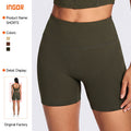 European and american style butt-lifting breathable yoga shorts for women - no camel toe, high-waisted workout shorts, peach lift, stretchy compression leggings