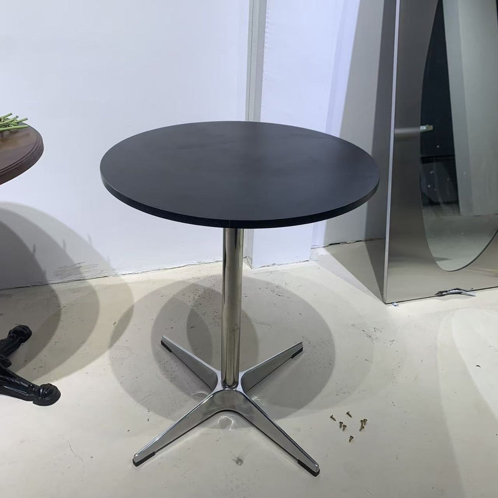 Minimalist particleboard dining table - perfect for cafes, bubble tea shops, small spaces, home use, balconies, outdoor dining, and business meetings