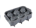 Ice cube mold ice making mold 6 round ice grids silicone 4 hole ice ball mold ice making box silicone ice grids