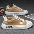 Canvas men's winter breathable casual low-top flat shoes - student trendy versatile athletic design niche canvas shoes