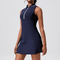 tennis skirt, fitness running, short-sleeved, high-waisted, outdoor badminton, golf sports skirt, shipped within 48 hours