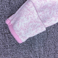 Original pink and purple baby long sleeves jumpsuit doll collar pure cotton comfortable breathable baby girl's 100-day outing crawling suit