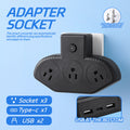 Us standard power strip, american socket adapter, converter plug, usb wireless socket, power strip for us, canada, and mexico