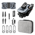 k6 max drone with triple camera, hd aerial photography, obstacle avoidance, quadcopter, foldable vertical shooting remote control aircraft