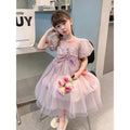 Girls' dress - new  korean style, trendy kids' skirt, summer little girl princess dress, sweet style