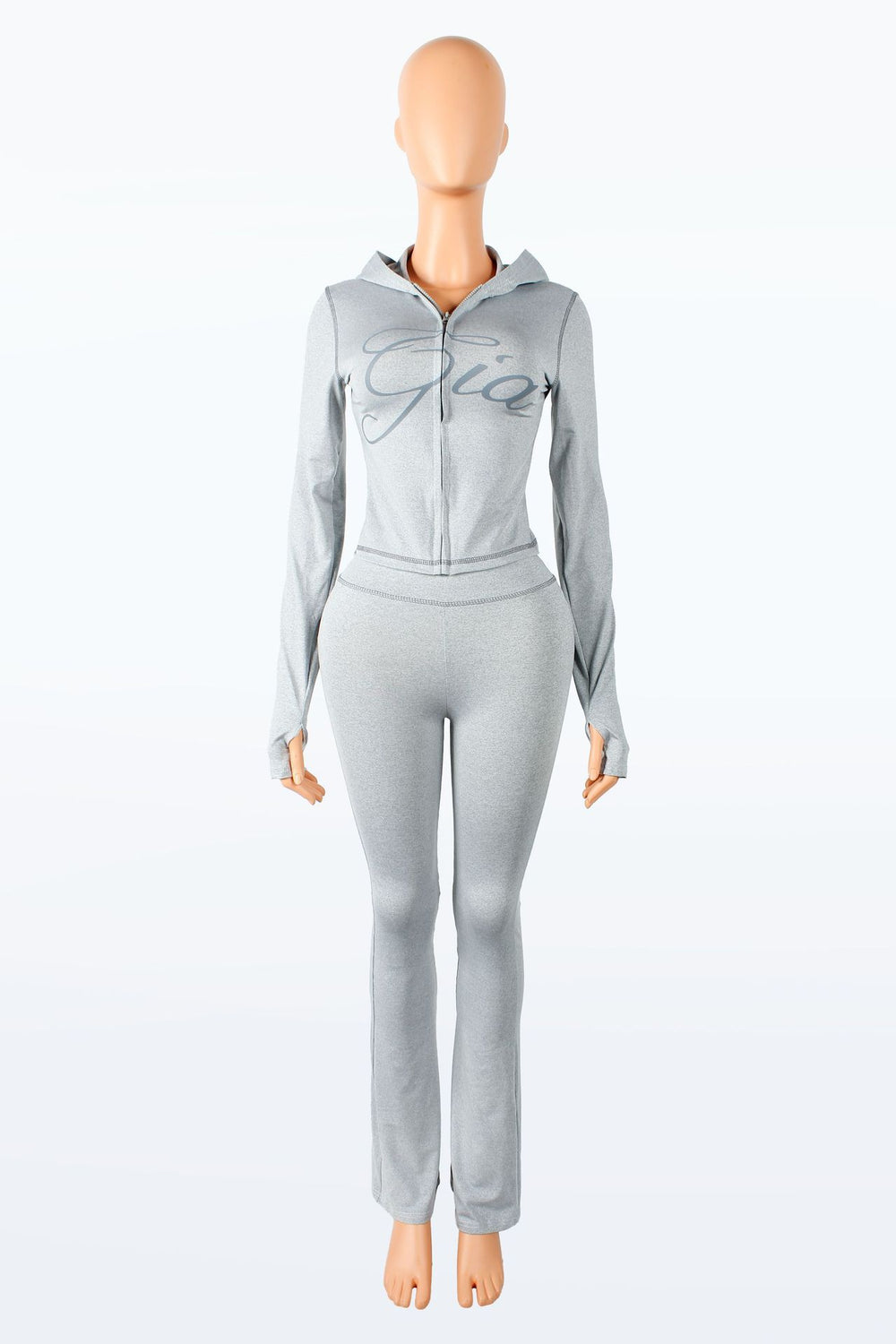 women's fashion, european and american trendy brand, new ins style, solid color, women's sexy, straight shoulder, topstitched two-piece long-sleeved set