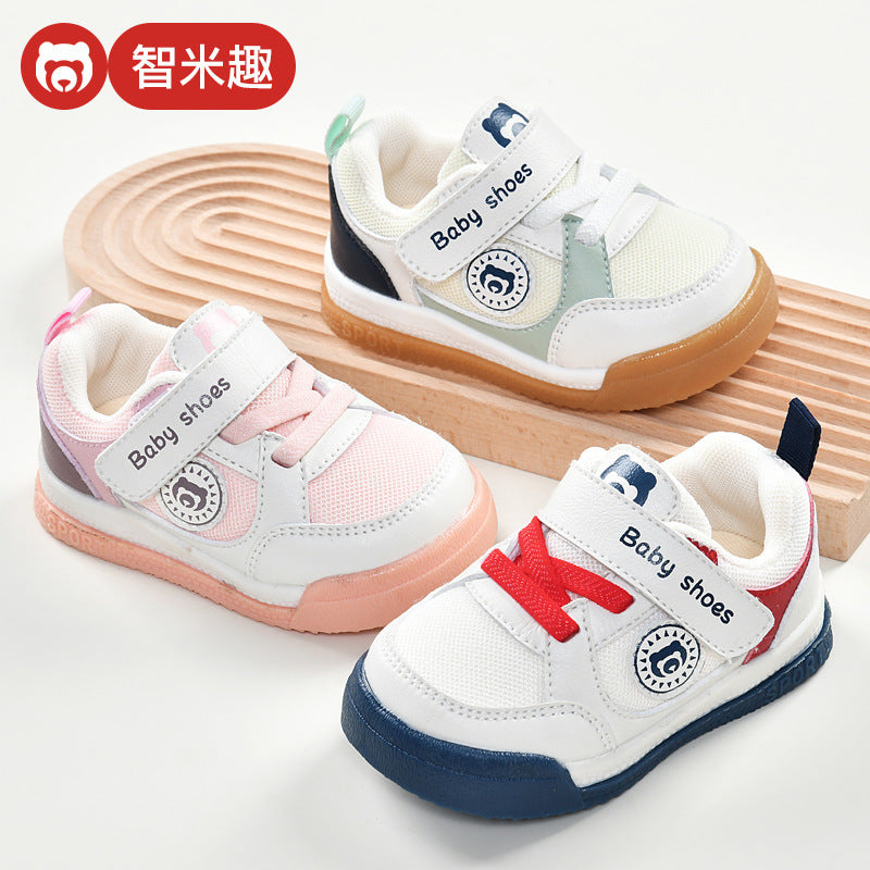 Toddler shoes for boys, spring and autumn, 0-1-3 years old, soft-soled infant shoes, functional children's shoes, baby girl shoes