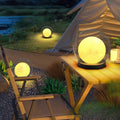 Outdoor waterproof moon bubble globe lights - landscape lawn solar garden decorative atmosphere lighting