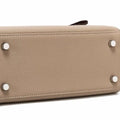 First-layer cowhide pebbled togo kelly leather bag satchel bag classy work clothing women's bag shoulder crossbody bag