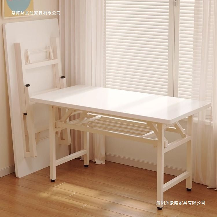 Foldable computer desk desktop desk casual modern home office table bedroom simple study table writing desk