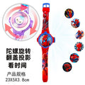 Kids' cartoon multifunctional watch - 360° rotating flip digital watch - children's gift projector watch