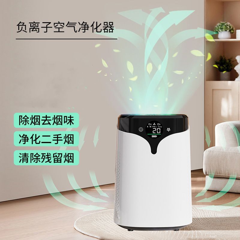 formaldehyde removal negative ion purifier deodorization ozone meter office home oxygen bar smoke removal air purifier
