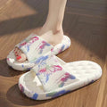 Women's slippers 2025 summer ins trendy indoor couple home student dorm beach travel sandals men's slippers