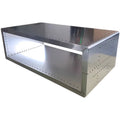 Medieval style coffee table american country industrial style space aluminum leather creative stylish coffee table retro rivet storage box