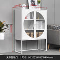 Iron sideboard storage wall storage iron cabinet kitchen living room wine cabinet modern casual tea storage drawer cabinet