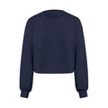 New air layer crew neck casual yoga long sleeve loose fit quick-dry drapey sports sweatshirt for women daw015