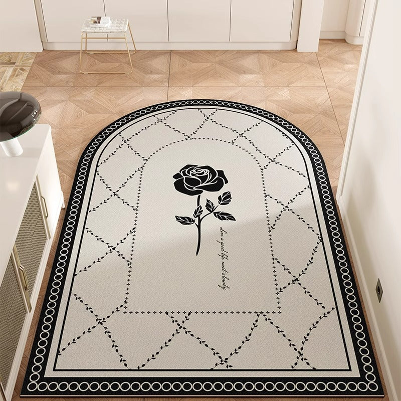 High-end doormat for entryway, home anti-slip floor mat,  new style, minimalist modern luxury, no-wash
