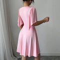 new european and american cross-border trade summer fitted dress