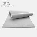 Pvc yoga mat - uv printed, shock absorbing, non-slip, white, fitness, silent, thickened, foldable, stretchable