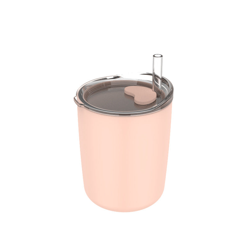 Customizable baby straw cup silicone training cup baby milk cup anti-fall 6 months+ infant drinking cup
