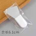 White handle: diamond-shaped short-handled silicone brush