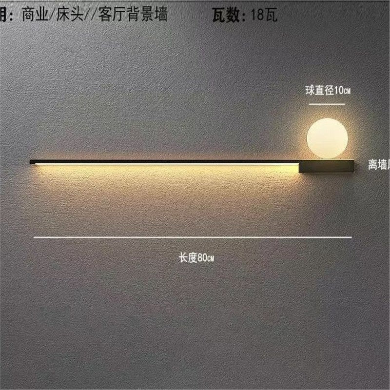 Ximeike high-end nordic style wall lamp, efficient and dimmable, 15w-20w, multi-color temperature, 20-30㎡ irradiation