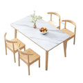 For home slate dining table and chair combination scandinavian dining table and chair restaurant solid wood dining table table and chair rectangular table and chair