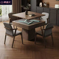 New chinoiserie solid wood mahjong machine solid wood dining table all-in-one dual-purpose multi-function fully automatic for home all-in-one machine mahjong table