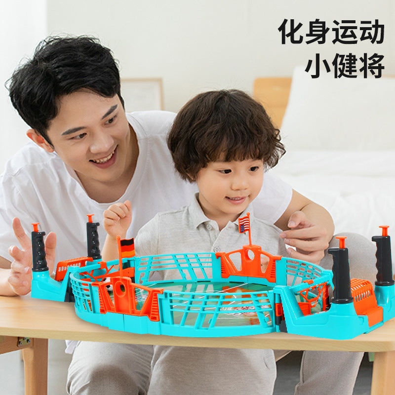 Wholesale cross-border large-sized foosball table - double player competitive tabletop game, educational, casual, interactive kicking game toy