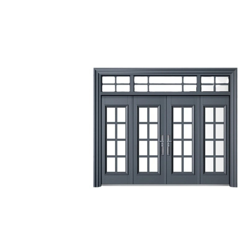 Villa entrance double door, security door, entry door, cast aluminum door, anti-theft door, grade a home zinc alloy door