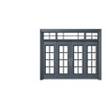 Villa entrance double door, security door, entry door, cast aluminum door, anti-theft door, grade a home zinc alloy door