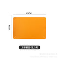 Square placemat-vibrant yellow