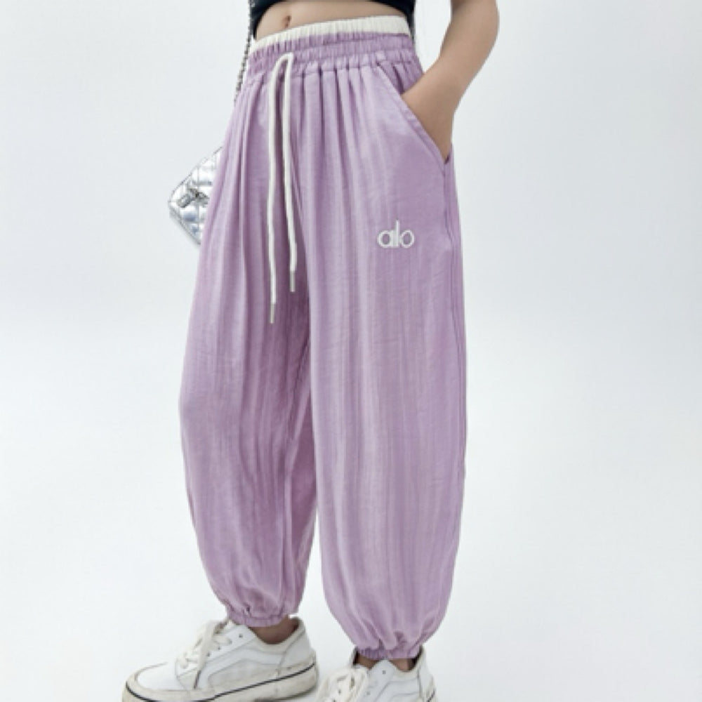 Nine-point pants pants boys and girls thin summer casual pants neutral children's pants kids girlloosekids anti-mosquito pants