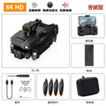 P8 pro hd aerial photography drone with five cameras, obstacle avoidance, auto-return, gps quadcopter remote control aircraft