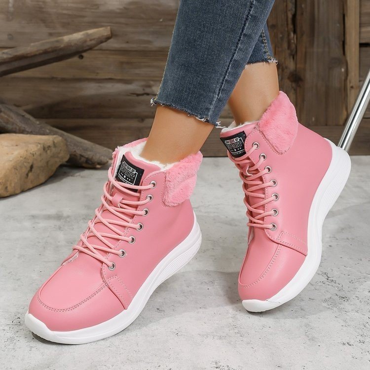 fall/winter new arrivals: plus-size fleece-lined ankle boots for women (sizes 36-43). wholesale available. dropshipping to  and
