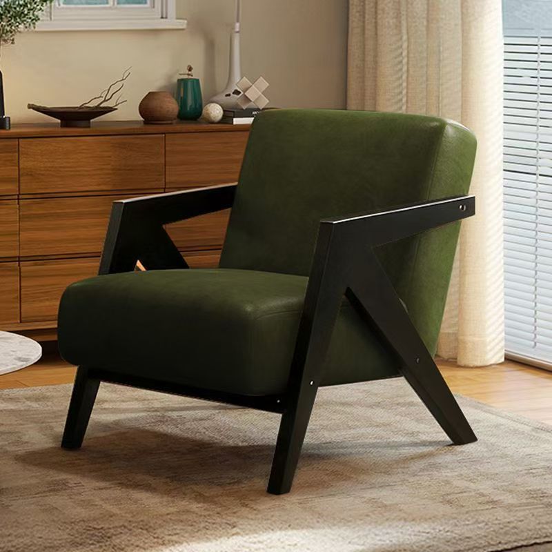 Richard nordic solid wood single sofa chair living room french cafe hotel retrob&b balcony lazy chair