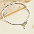 Sweater chain long wholesale european and american cross-border autumn and winter bow pendant stacking simple accessible luxury niche pearl necklace