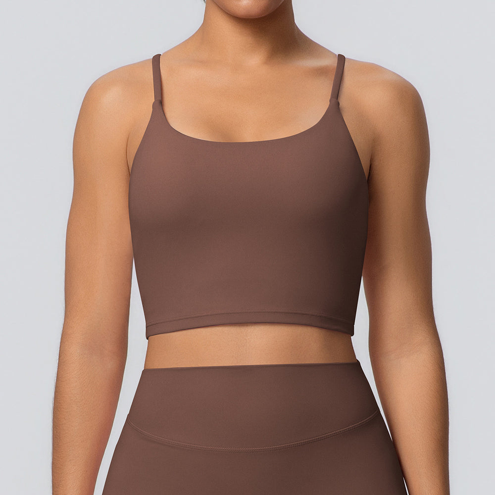 New cloud-feel yoga top women's sports bra tank top - beautiful back, quick-dry vest, outdoor running fitness bra