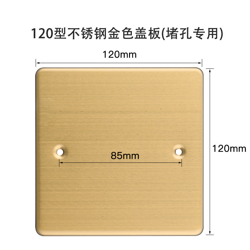 86 bottom box cover floor plug decorative cover 120 stainless steel floor socket silver all copper blind plate iron box floor plug cover