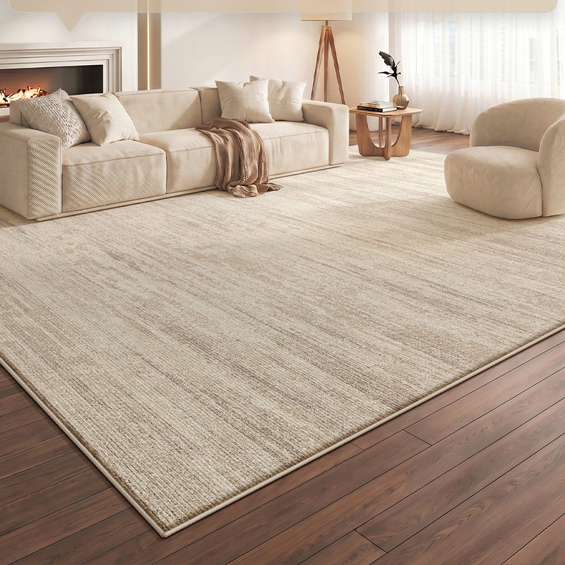 Carpet living room new style no-wash and wipeable sofa soundproof floor mat light luxury cream style high-end thickened bedroom floor