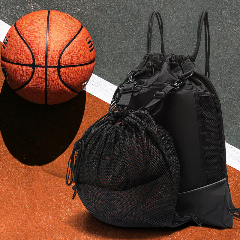 Cross-border  bundle bag drawstring backpack men and women outdoor travel sports backpack basketball football training bag