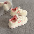 Thick solewhite shoes women's 2026springnew arrival women's shoes easiest for match student casual sneakers petites heightened bread shoes